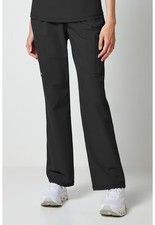 Dickies Scrubs Women Straight Leg Cargo Petite Pant DK274P BLKN Black Free Ship