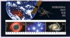 1992 International Year of Space -  MUH Mini Sheet