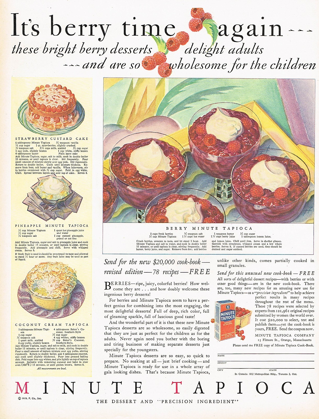 Popular 1920s Desserts