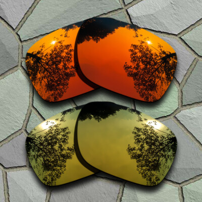US Red Orange&Golden Lenses Replacement For-RB4165-54mm Polarized