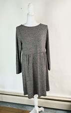J Jill Midi Dress Wearever Collection Gray Minimalist Office Travel Petite S