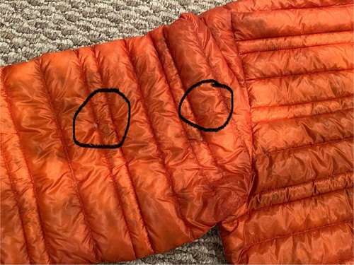 Patagonia Special Edition Orange Goose Down Men's Puffer Jacket Size Large - Picture 9 of 13