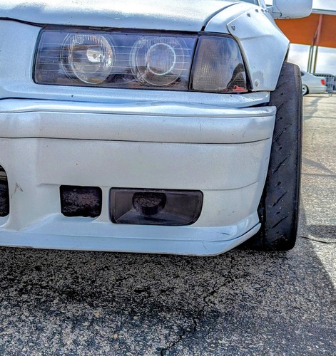 OME BMW E36 Fog Light Delete Set 3in Air Intake Ram Funnel 3D Printed ABS - Picture 5 of 5