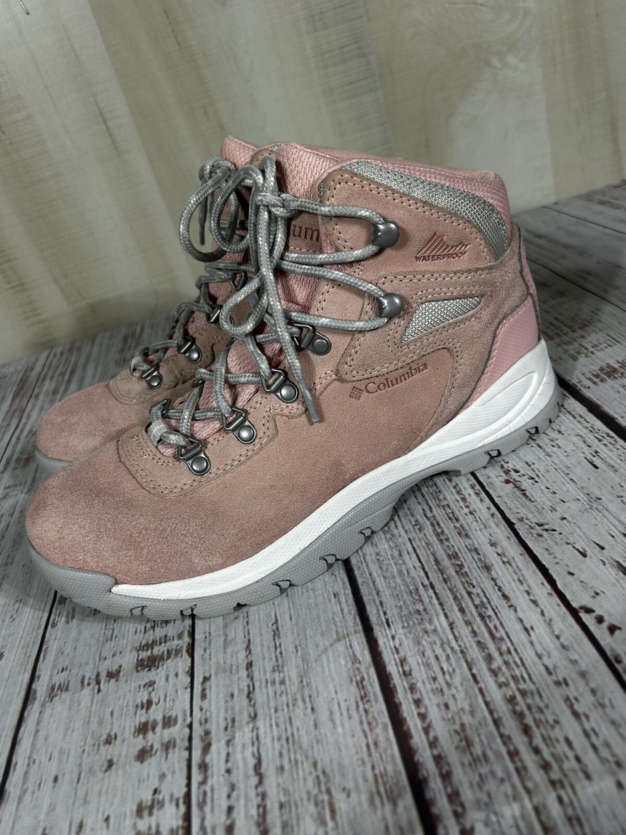 Columbia Womens Pink Hiking Boots Size 10- Columbia Women Pink
