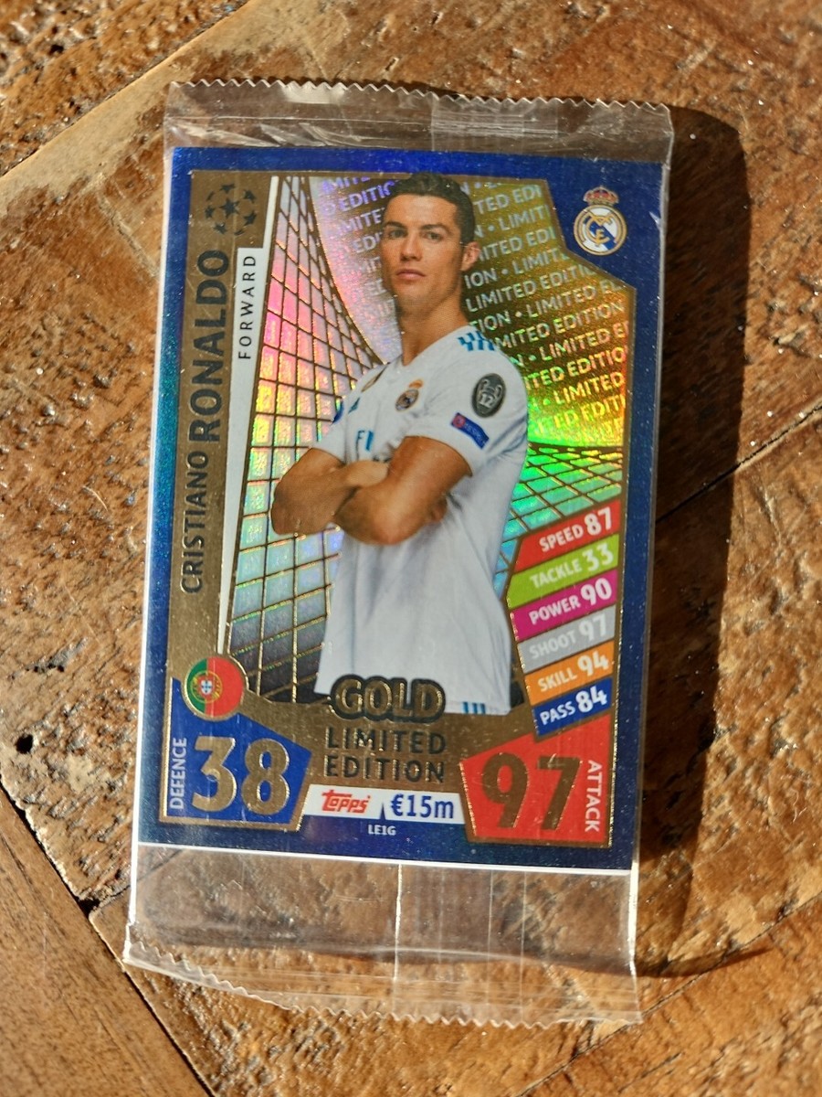 Cristiano Ronaldo Real Madrid Gold Limited Edition UEFA Champions