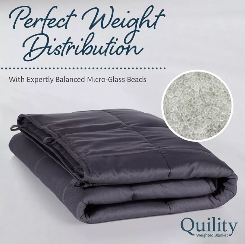 Quility 100 Cotton Weighted Blanket 41