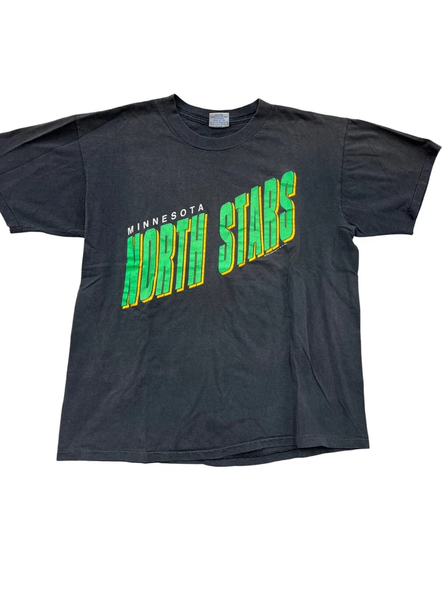 T-shirt Vintage Minnesota North Stars - Taille XL - Ancien Stock 1991 - Occasion Très Bon État