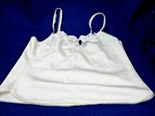 VINTAGE WARNER'S WOMEN'S CAMI LACE TRIM  LT PINK FLORAL DESIGN  ITEM SZ 36