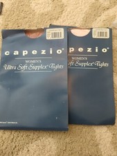 VTG Capezio Womens Ultra Soft Supplex Dance Tights 1816 Lot 2 Sun, Pink S/M