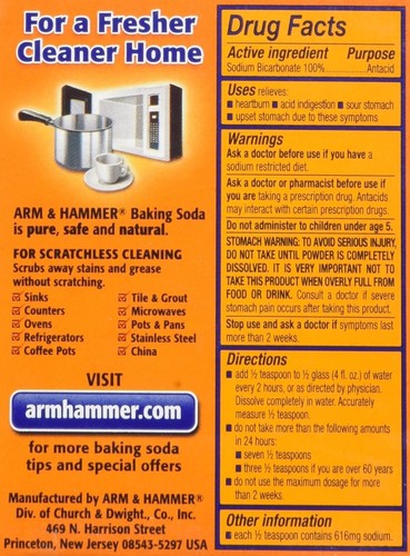 Arm and Hammer Baking Soda - Baking Powder, Baking Soda for Cleaning, - Picture 3 of 6