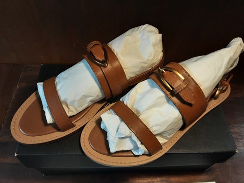Massimo Mutti braune Damen-Lederriemchensandalen Größe 8 neu im Karton neu im Karton - Bild 2 von 6