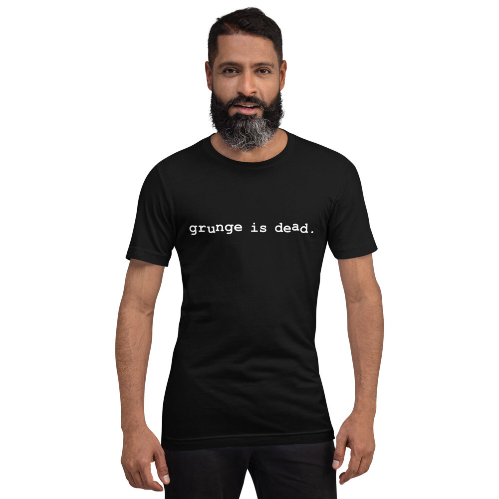 Grunge Is Dead T-Shirt, Seattle, Music, 90s, Kurt Cobain