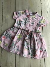 Carter's Summer Dress and Diaper Pants - Size 9 months - Floral Dress with Belt