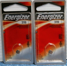 Energizer 319 Coin Batteries LOT OF 2  11076  FS