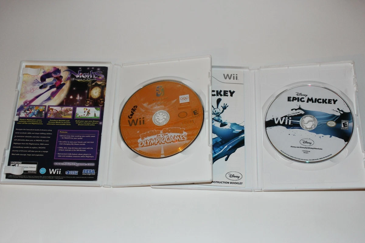 Lot of 2 Nintendo Wii Games Mario Sonic At The Olympic Games