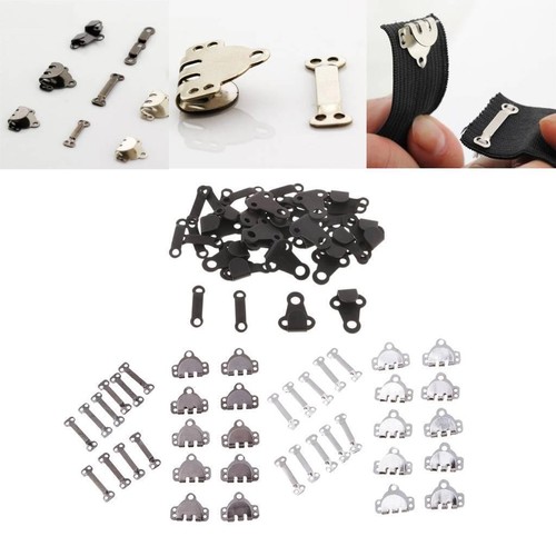 10 Paar Edelstahl Haken & Ösen | Näh-Karabiner Für Kleidung & Kostüme