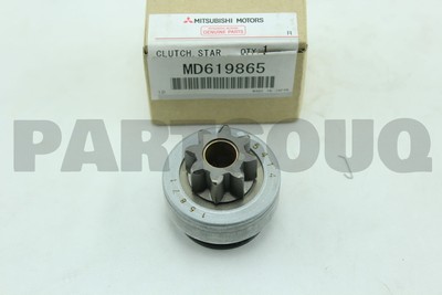 MD619865 Genuine Mitsubishi CLUTCH,STARTER OVERR OEM | eBay