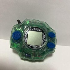 BANDAI Digimon Adventure Digivice 1st Clear Green 1999 from Japan working