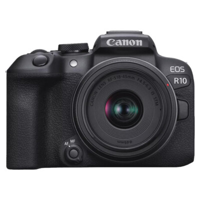 Canon EOS R10 Mirrorless Digital Camera with RF-S 18-45mm IS STM Lens