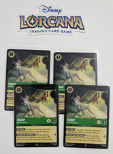 Disney Lorcana Archazia's Island Tramp Enterprising Dog x4 Playset Non Cold Foil Disney Lorcana Archazia's Island Tramp Enterprising Dog x4 Playset Non Cold Foil