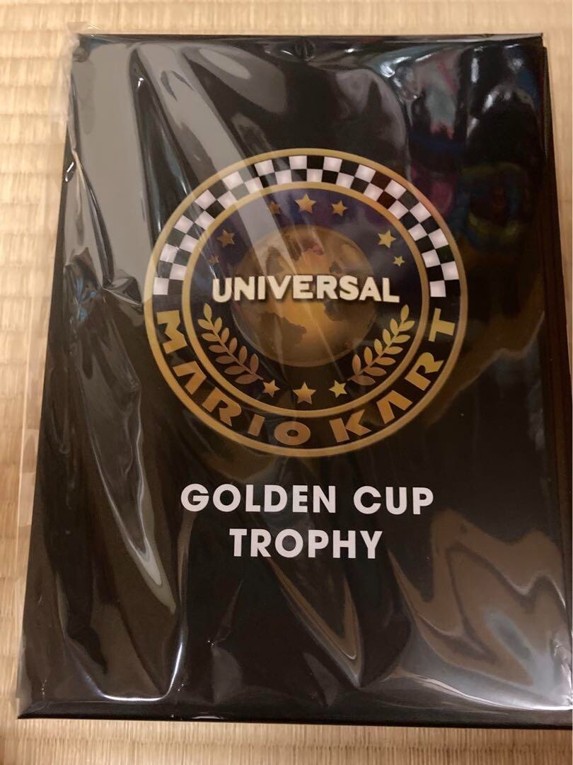 USJ Mario Super Nintendo World Mario Kart Golden Cup Trophy NEW