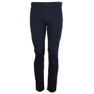 BOSS Herren Chino Hose Slim Fit blau 50510933 404 dark blue