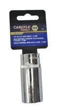 Napa Carlyle Tools 3/8" Drive 6 Point Deep Socket 21mm SD38021M Chrome Finish