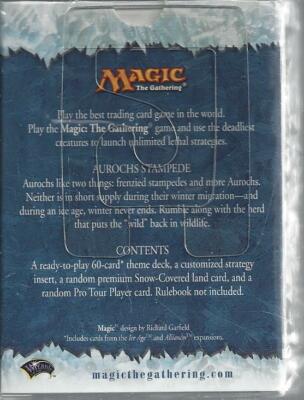 MTG Coldsnap Aurochs Stampede Theme Deck 60-Card Precon Magic Gathering |  eBay