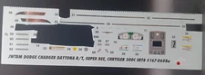 JWTBM | No. 167-0608a | 1:25 Chrysler 300C SRT8 Decals INCOMPLETE