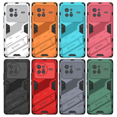 For VIVO X60 IQOO 7 8 Z5 S9E X70 X80 S15 X80 Shockproof Armor Stand Phone Case