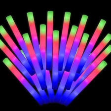 Blu7ive 100PCS Led Foam Sticks,Glow Sticks Bulk Valentine's Day Party Favors ...