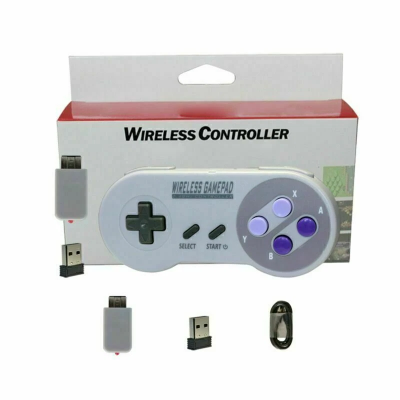 For Super SNES Classic Mini Game Console Wireless Gamepad Controller Accessories - Image 4 of 4