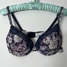 Lucky Brand Floral Print Underwire Bra Size 38 C