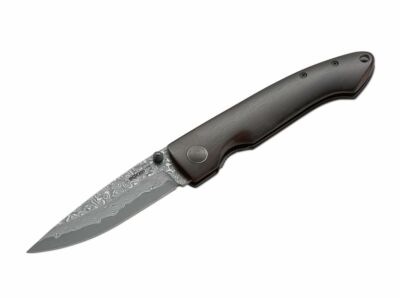 BÖKER PLUS Damascus Gent I Damast Taschenmesser Ebenholz Liner Lock 01BO101DAM