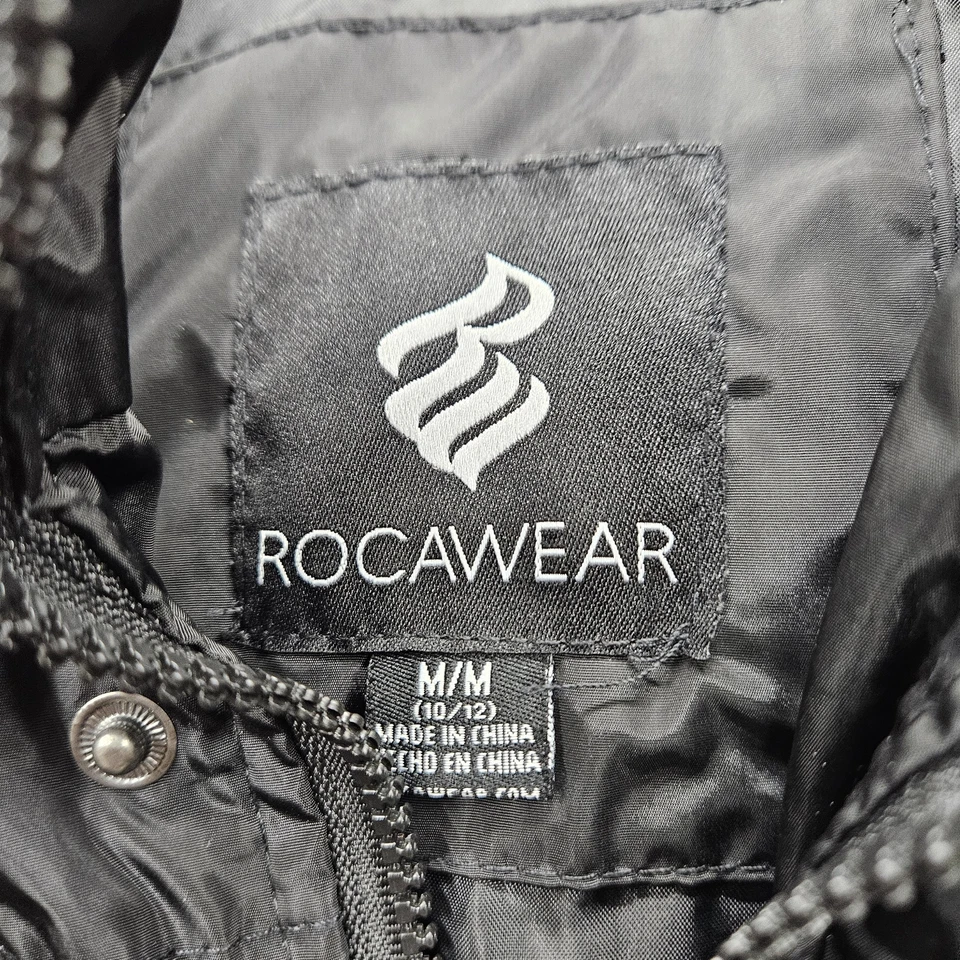 Rocawear молодежи средний черный пуховик зимнее пальто - Изображение 4 из 4