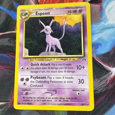 Pokémon Espeon Neo Discovery Rare 20/75 on eBay
