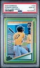 2025 Donruss Optic #123 Konnor Griffin Lime Green Prizm RC /149 PSA 10 POP 1