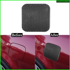 For Acura Rsx 2002-06 Real Carbon Fiber Fuel Filler Gas Tank Cap Cover Trim