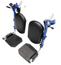 Blue Streak Wheelchair Elevating Leg Rest with Padded Calf Pad,Composite Foot...
