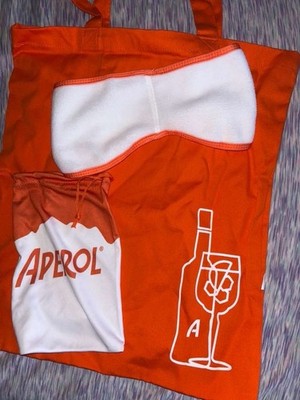 Aperol spritz bag and headband