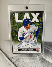 Shohei Ohtani 2024 Topps Dodgers 2-card-in-1 Lax Swinging For The Stars Shohei Ohtani 2024 Topps Dodgers 2-card-in-1 Lax Swinging For The Stars