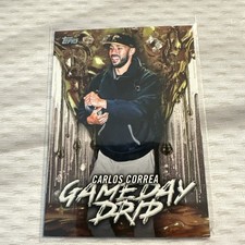 2026 TOPPS SERIES 1 BASEBALL  CELEBRATION CARLOS CORREA GAME DAY DRIP#GD-20