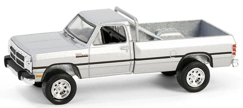 GREENLIGHT, DODGE Ram D250 Power Ram 1992 Argent de la série ALL-TERRAIN sous... - Photo 1/1