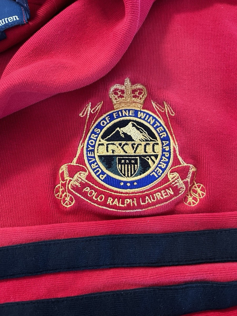 VTG 1980's POLO Ralph Lauren Turtleneck shirt XXL COOKIE PATCH