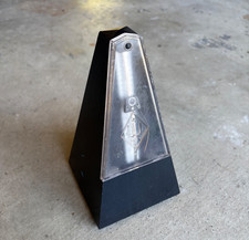 Vintage Wittner Metronome With Cover Made in West Germany Black Tested 