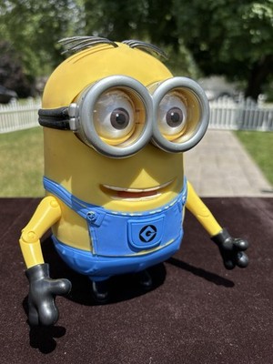 Despicable Me 2 Dave Minion Push to Talk Dave 8'' Tall ThinkWay Toy  Tested