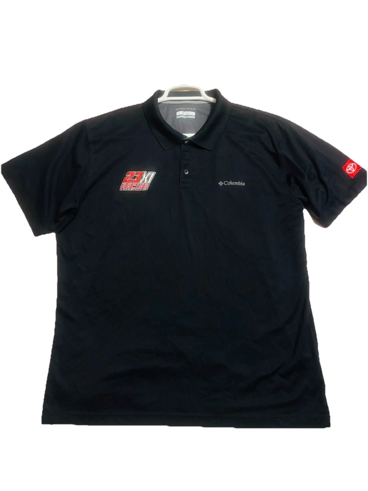 Camisa polo Jordan 2311 para hombre XL Columbia 23XI Nascar Racing Team emitida Pit Crew Foto 2 de 4