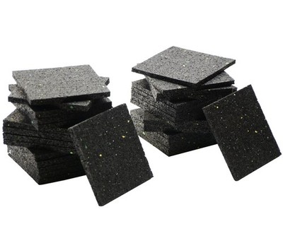Terrassenpad Unterlagepad Antirutschmatte Pad Bautenschutzmatte matte 100x100mm