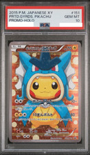 PSA 10 Gyarados Pretend Pikachu 151/XY-P Pokemon Card Japanese XY-P Promo 2015