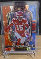 2025  Select - Premier Level Patrick Mahomes II #107 Red & Blue Shock Prizm